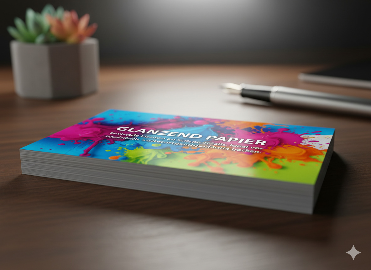 Glanzend papier